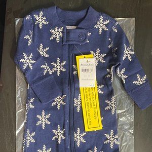 NWT Hanna Andersson 100% Organic Infant Sleeper, 0-3 mos